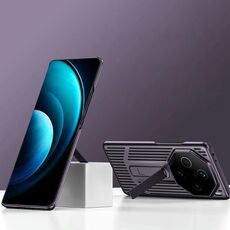 Per vivo X100 Pro Custodia per telefono con supporto di raffreddamento straordinario (viola scuro)