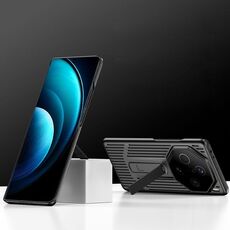 Per vivo X100 Pro Custodia per telefono con supporto di raffreddamento straordinario (nero)