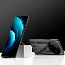 Per vivo X100 Custodia per telefono con supporto di raffreddamento straordinario (nero)