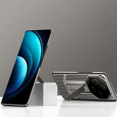 Per vivo X100 Custodia per telefono con supporto di raffreddamento straordinario (titanio)