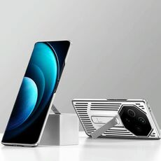 Per vivo X100 Custodia per telefono con supporto di raffreddamento straordinario (argento bianco)