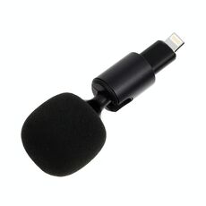 Microfono per trasmissione in diretta per telefono cellulare, stile: testa dritta a 8 pin (copertura in spugna)