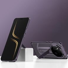 Custodia per telefono con supporto di raffreddamento straordinario For Honor Magic6 (viola scuro)