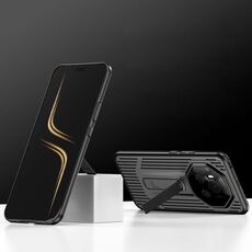 Custodia per telefono con supporto di raffreddamento straordinario For Honor Magic6 (nero)