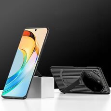 Per Honor X50 / X50 Pro / X50 GT Custodia per telefono con supporto di raffreddamento straordinario (nero)