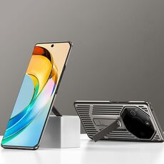 Per Honor X50 / X50 Pro / X50 GT Custodia per telefono con supporto di raffreddamento straordinario (titanio)