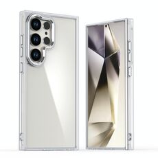 Per Samsung Galaxy S24 Ultra 5G Shine Custodia per telefono in acrilico ad alta trasparenza (bianco)