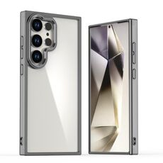 Per Samsung Galaxy S24 Ultra 5G Shine Custodia per telefono in acrilico ad alta trasparenza (nero)