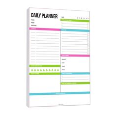B5 52 fogli Planner settimanale Blocco note strappabile Agenda Libro delle cose da fare Priorità giornaliere (stile F)