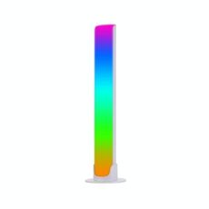 RGB Controllo del suono Rhythmic Response Lights Music Ambient LED Pick-up Lights Ricarica (Aggiornamento bianco)