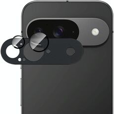Per Google Pixel 9 IMAK Metal Armor Premium Pellicola protettiva per fotocamera (nero)