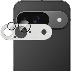Per Google Pixel 9 IMAK Metal Armor Premium Pellicola protettiva per fotocamera (argento)