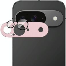 Per Google Pixel 9 IMAK Metal Armor Premium Pellicola protettiva per fotocamera (rosa)