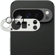 Per Google Pixel 9 Pro IMAK Metal Armor Premium Pellicola protettiva per fotocamera (argento)