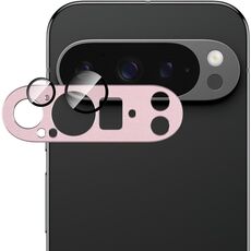 Per Google Pixel 9 Pro IMAK Metal Armor Premium Pellicola protettiva per fotocamera (rosa)