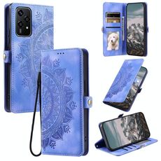 Custodia per telefono in pelle goffrata Totem Global Skin Feel per Honor 200 Lite (viola)