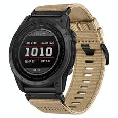 Per cinturino in nylon e tela a sgancio rapido Garmin Fenix ​​7X (cachi)
