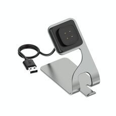 Per Google Pixel Watch 3 41/45mm Smart Watch girevole Caricabatterie rapido Supporto per caricabatterie in metallo (grigio)