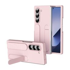Per Samsung Galaxy Z Fold6 5G Custodia per telefono con cinturino a forma di stella (rosa)