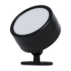 Lampada LED rotante a 360 gradi, faretto magnetico per armadietto, luce notturna per atmosfera, specifiche: nero