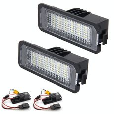 2 pezzi per Volkswagen Golf / Passat / Polo LED luce targa con decoder