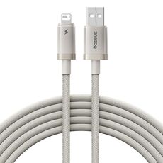 Cavo di ricarica rapida Baseus Titanium Alloy Series 2.4A USB a 8 pin, lunghezza: 2 m (oro)