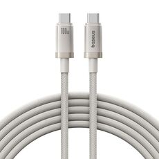 Cavo di ricarica rapida USB-C/tipo-C a tipo-C Baseus Titanium Alloy Series 100W, lunghezza: 2 m (oro)