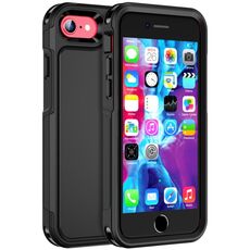 Per iPhone 7 / 8 / SE 2022 RedPepper Armor PC Hybrid TPU Custodia per telefono (nero)