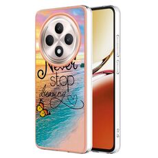 Per OPPO Reno12 F 5G Custodia per telefono in TPU IMD galvanica (farfalla da sogno)
