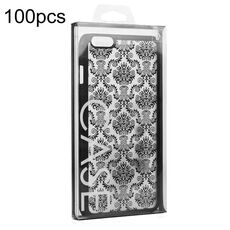 100 pezzi/confezione blister PVC custodia per telefono scatola di imballaggio trasparente scatola al dettaglio, dimensioni: per 4,7 pollici