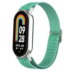 Per Xiaomi Smart Band 9/8 Cinturino in nylon elastico con spina in plastica (blu mare)
