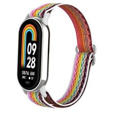 Per Xiaomi Smart Band 9/8 Cinturino in nylon elastico con spina in plastica (colorato)