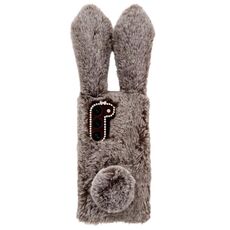 Per Samsung Galaxy S22+ 5G Custodia per telefono in TPU con simpatico coniglietto di peluche (marrone)