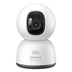 Baseus Security P1 Lite Telecamera di sicurezza WiFi intelligente da interno 3MP senza adattatore (bianca)