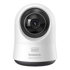 Baseus Security P1 Pro 5MP Telecamera di sicurezza WiFi intelligente per interni senza adattatore (bianca)