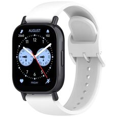 Per Redmi Watch 5 Lite Color Buckle Pure Color Silicone Watch Band (Bianco)