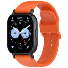 Per Redmi Watch 5 Lite Color Buckle Pure Color Silicone Watch Band (Arancione)