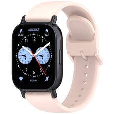 Per Redmi Watch 5 Lite Color Buckle Pure Color Silicone Watch Band (Rosa chiaro)