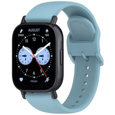 Per Redmi Watch 5 Lite Color Buckle Pure Color Silicone Watch Band (elastico blu)