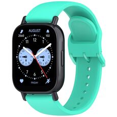 Per Redmi Watch 5 Lite Color Buckle Pure Color Silicone Watch Band (verde acqua)