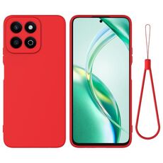 Per Honor X7c / Play 200 Plus Custodia antiurto in silicone liquido di colore puro (rosso)