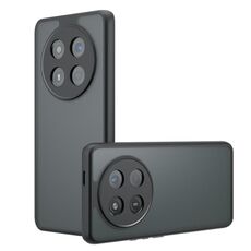 Per Honor X60 Pro Armor Precise Hole PC Hybrid TPU Custodia per telefono (nero satinato)