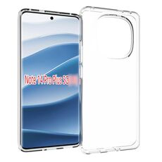 Per Redmi Note 14 Pro+ 5G Custodia per telefono in TPU con texture impermeabile (trasparente)