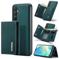 Per Samsung Galaxy A16 5G DG.MING M1 Series Portafoglio multi-carta a 3 ante + Custodia magnetica per telefono (verde)