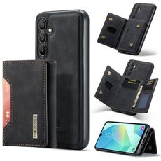 Per Samsung Galaxy A16 5G DG.MING M2 Series Borsa multi-carta a 3 scomparti + custodia magnetica per telefono (nero)