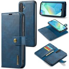 Per Samsung Galaxy A16 5G DG.MING Crazy Horse Texture Custodia in pelle magnetica staccabile (blu)