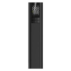Pompa dell'aria elettrica wireless intelligente portatile con display digitale per auto T6 (nera)