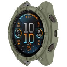 Per Garmin Enduro 3 Armour Hollow TPU Half Coverage Watch Custodia protettiva (verde giungla)