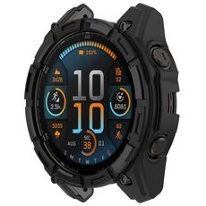 Per Garmin Enduro 3 Armour Hollow TPU Half Coverage Watch Custodia protettiva (nero)