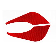 Per Jaguar F-TYPE 2013+ Adesivo anticollisione universale per porte a sinistra e a destra (rosso)